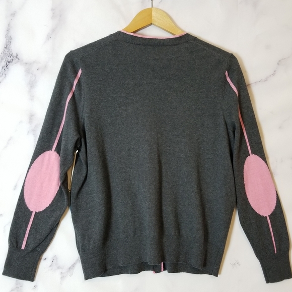 COURT & ROWE Pink elbow Cardigan, size Medium - Picture 2 of 7